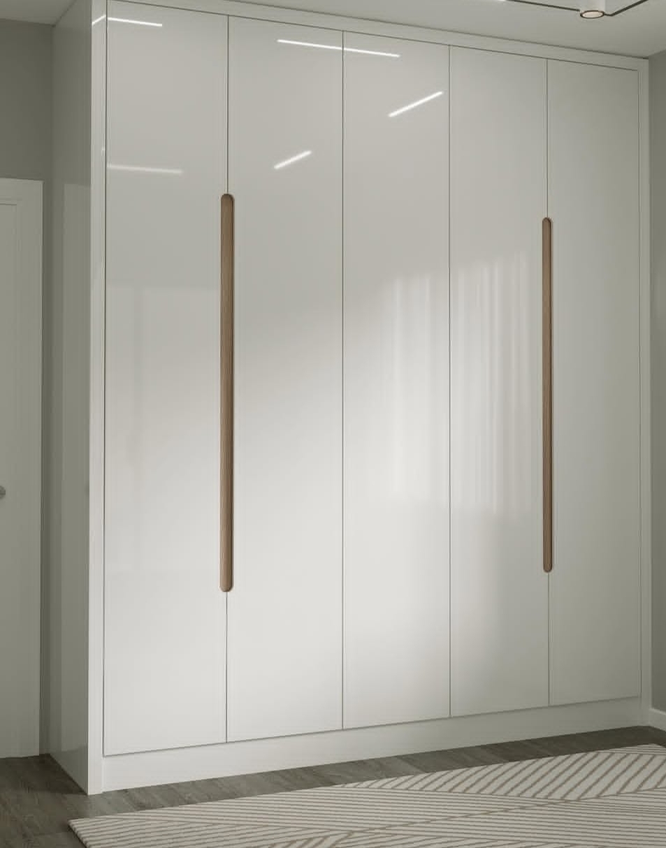 کمد دیواری سفید هایگلاس