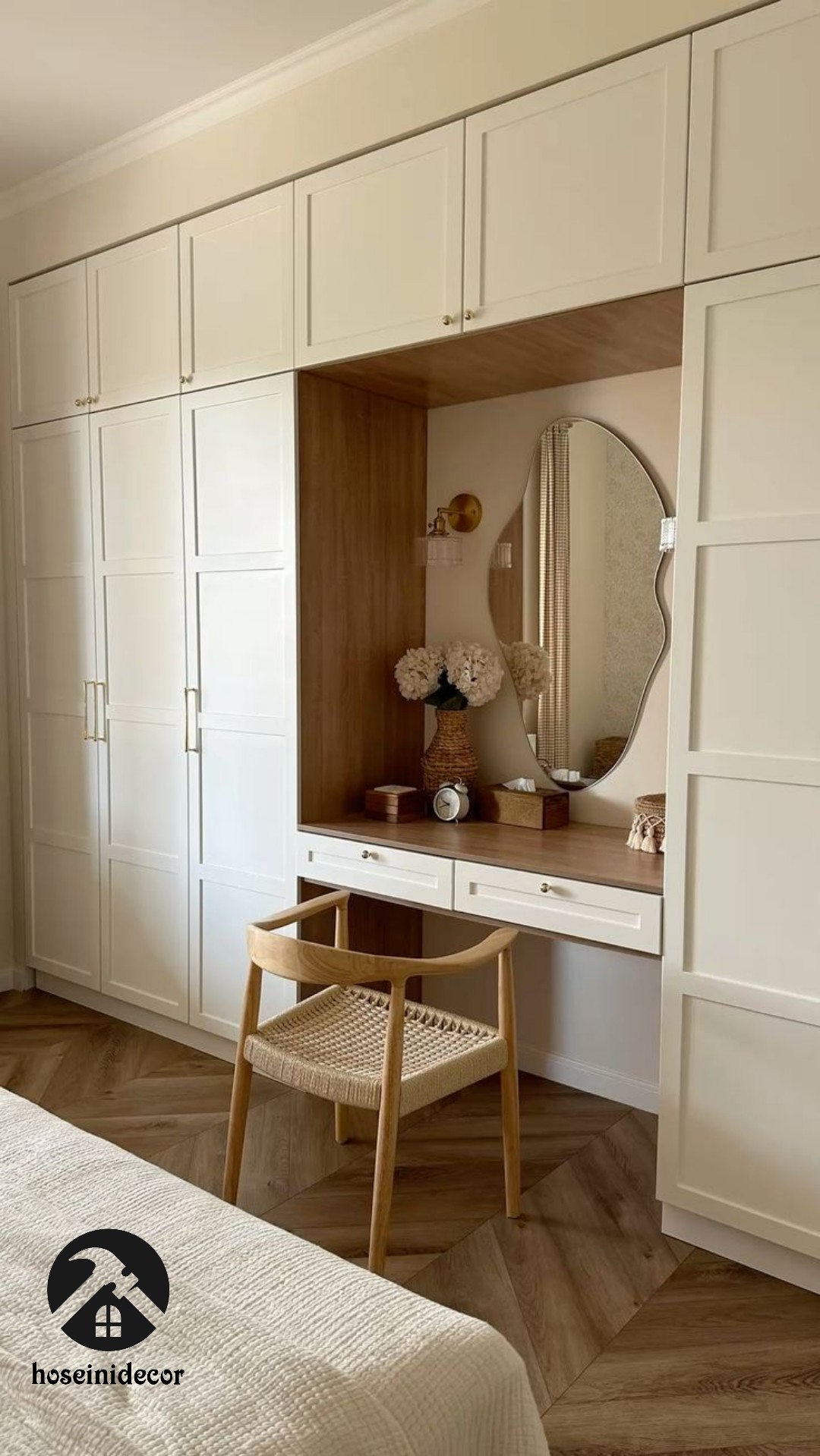 کمد دیواری نئوکلاسیک مدل آوینا